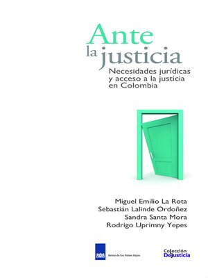cover image of Ante la justicia